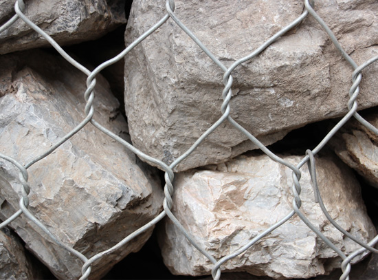 Galvanized gabion